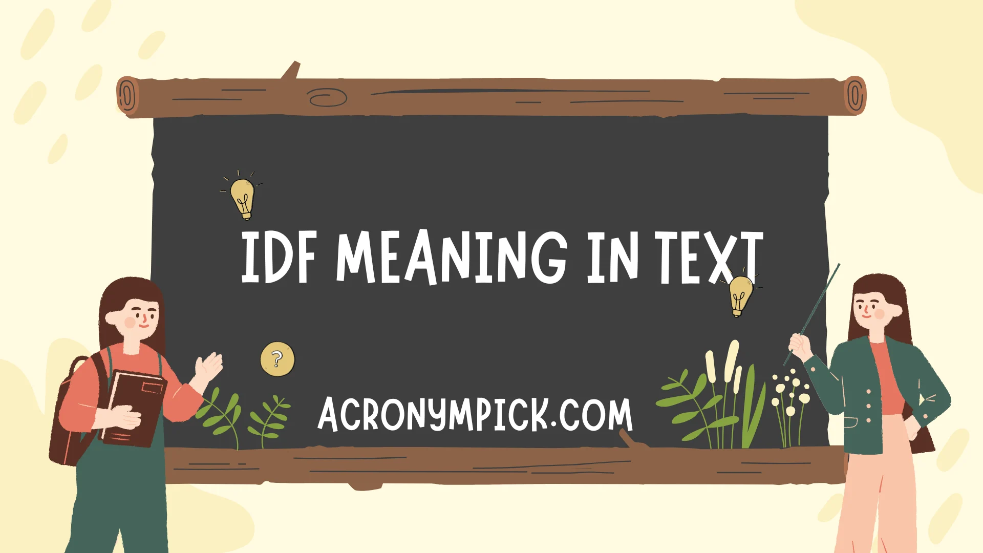 IDF Meaning in Text
